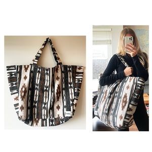 Handmade Pendleton Southwestern Shopper Tote Bag